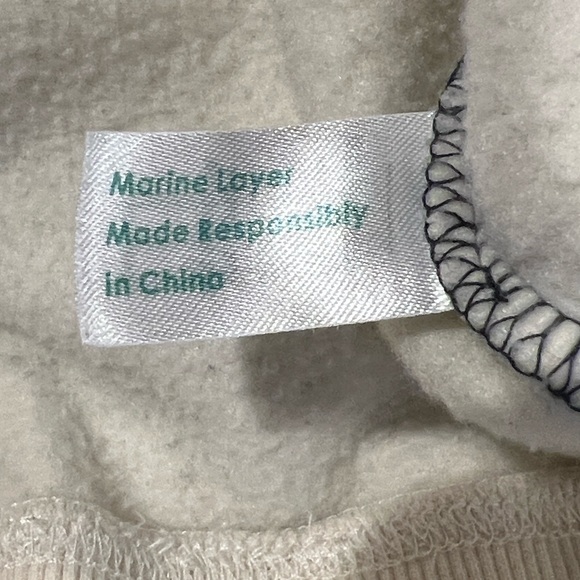 Marine Layer men’s archive color block pullover hoodie size medium - Picture 8 of 10